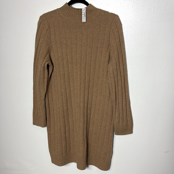 Madewell Donegal Rolled Mock Neck Sweater Dress SzM-L - Picture 4 of 5